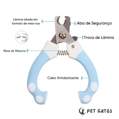 Cortador de Unhas Pet Gatôs